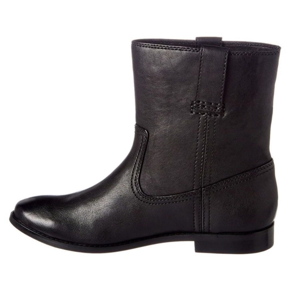 Frye Classic Black Women's Mid-Calf Leather Anna Boots 8.5 - Picture 1 of 11